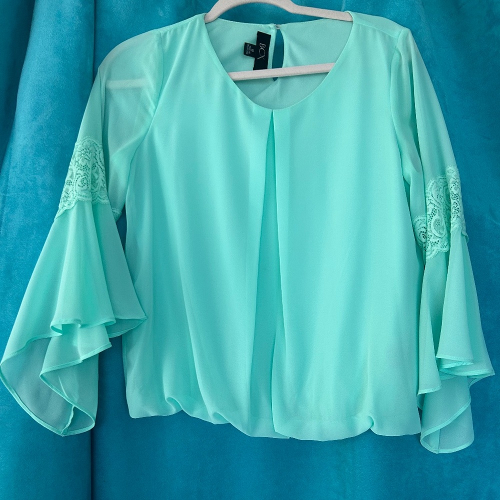 Turquoise blouse - M - Picture 6 of 8